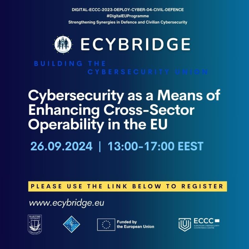 ECYBRIDGE - Building the Cybersecurity Union Event Image