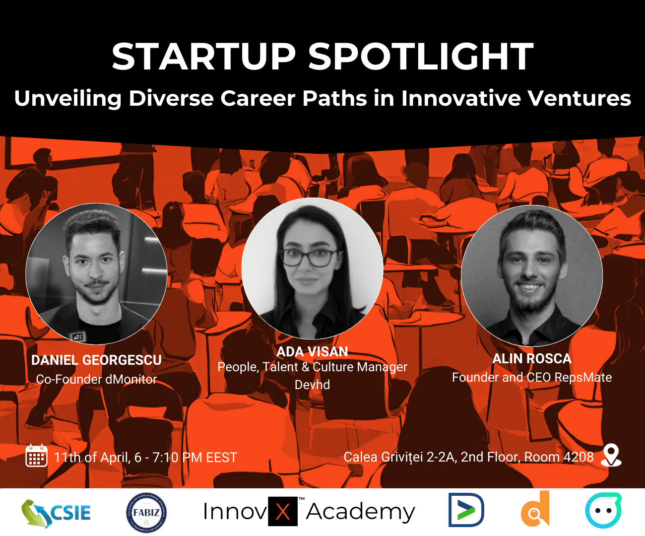 STARTUP SPOTLIGHT: Unveiling Diverse Career Paths in Innovative Ventures Event Image