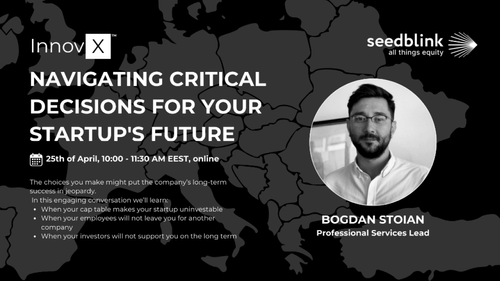 Navigating critical decisions for your startup's future Event Image